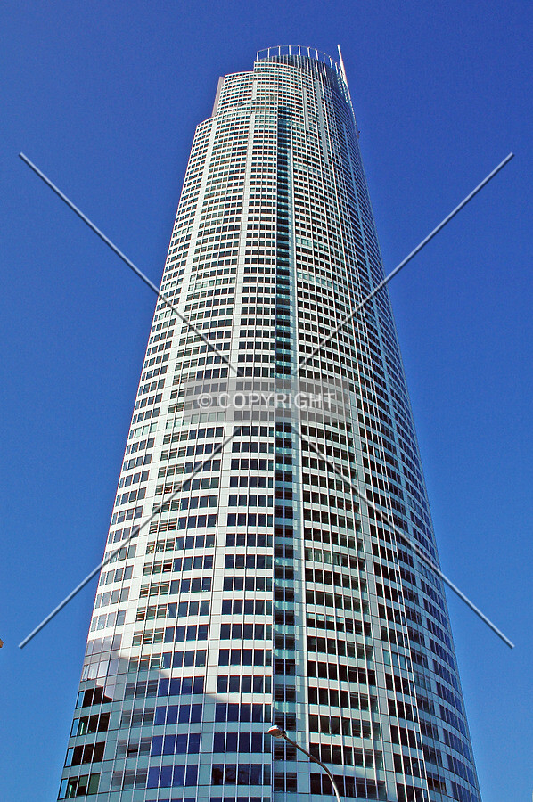 Looking up the south side