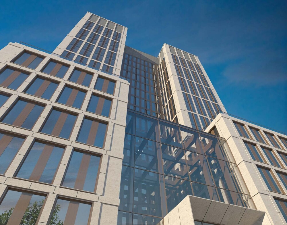 Rendering of the Credit Suisse tower