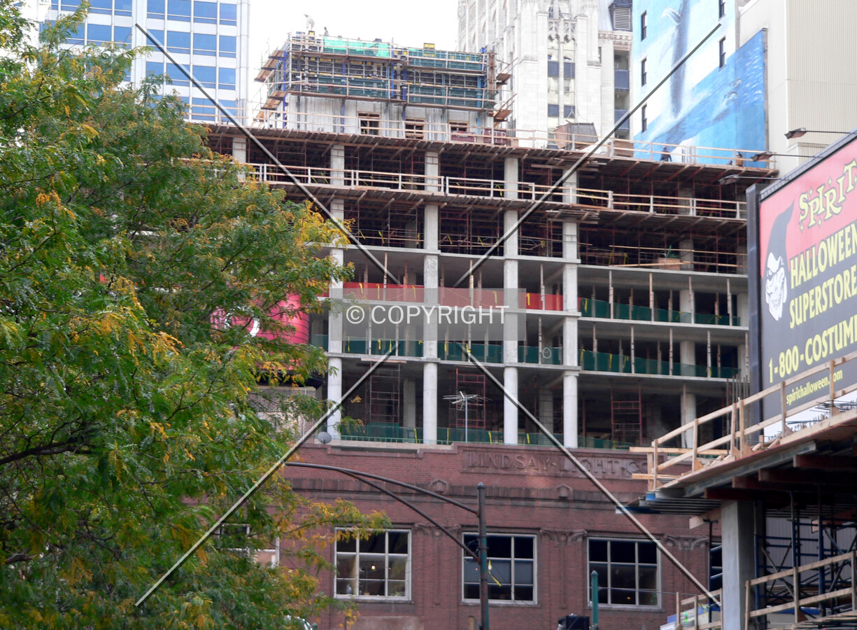 View to the south from St. Clair Street