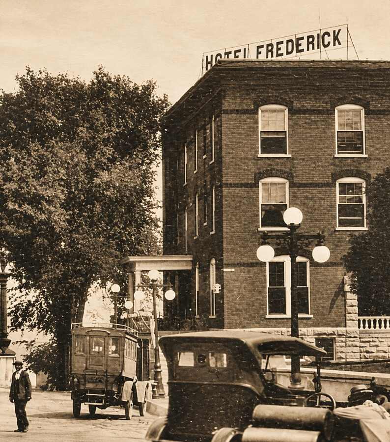 Vintage postcard view