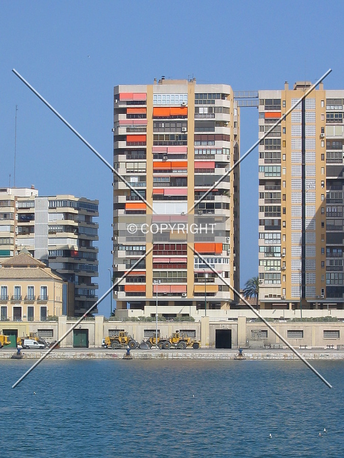 View from the port, close to Plaza de la Marina