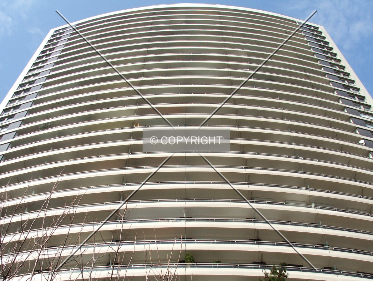 Looking up from the southeast