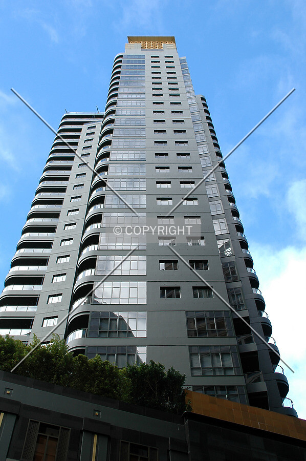Looking up from Kent Street