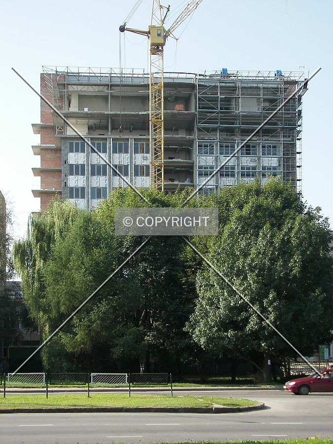 View from across Naukova Street