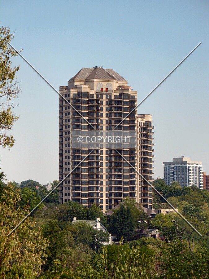 View to the northeast from Eden Park