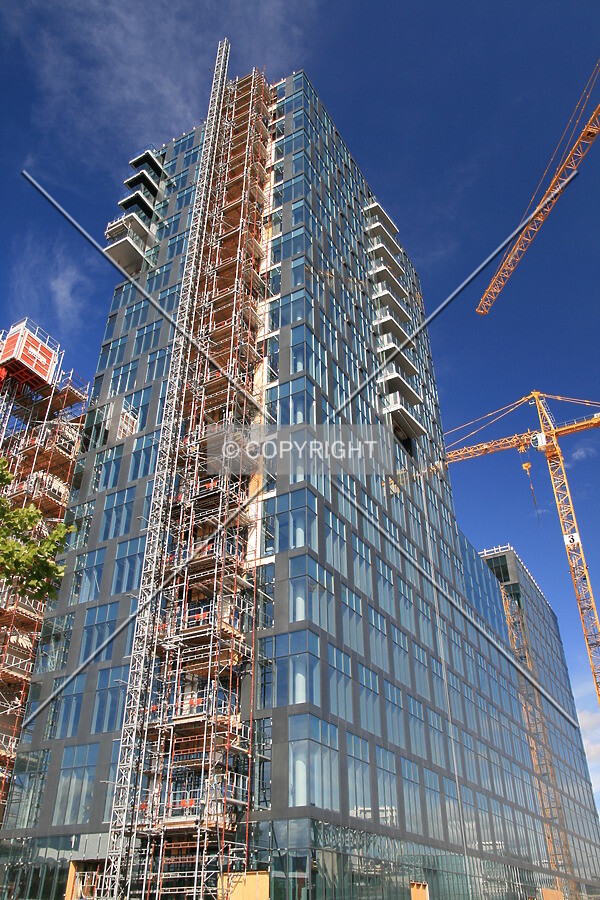 Looking up from the southeast