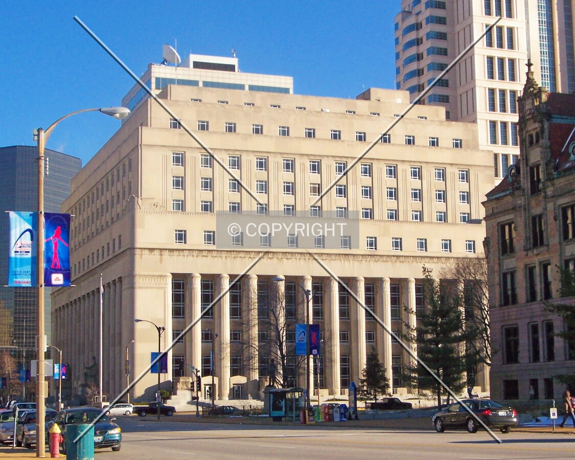 View to the southeast across Market Street