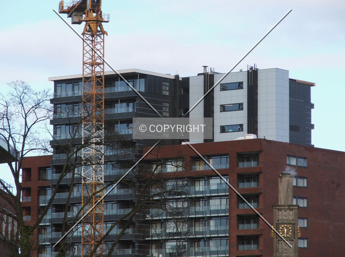 Upper floors as seen from Hoedemakerplein