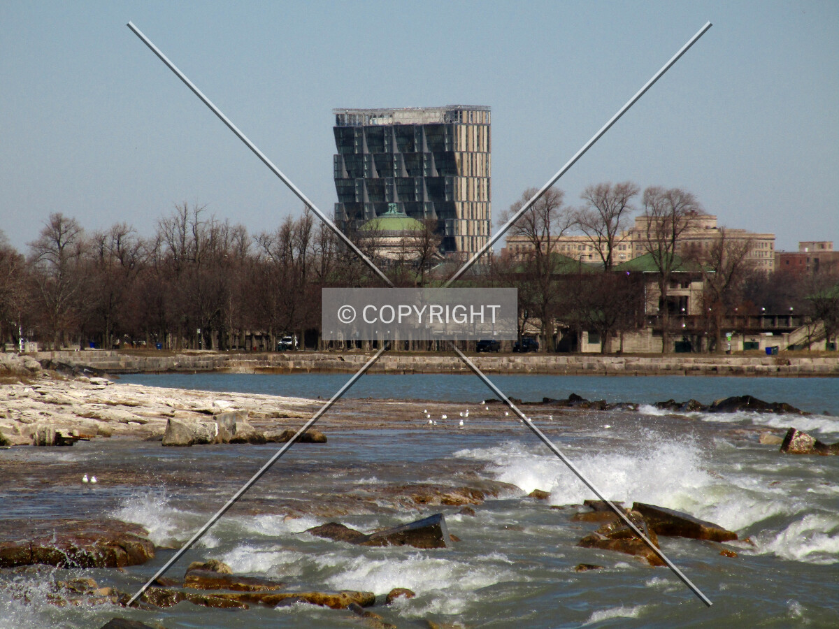 View from the lake at 67th Street