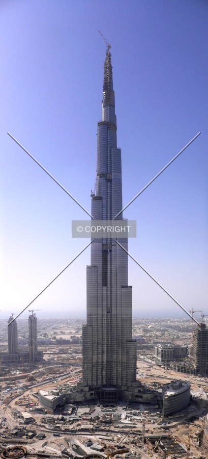 View from The Address, Downtown Burj Dubai hotel
