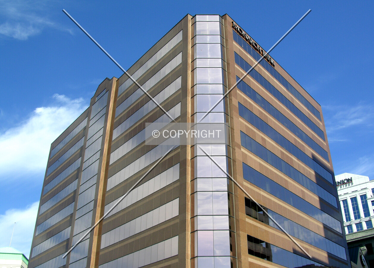 Looking up the southwest corner from Boush Street