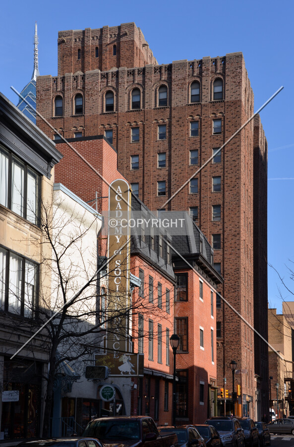 View from the west on Sansom Street