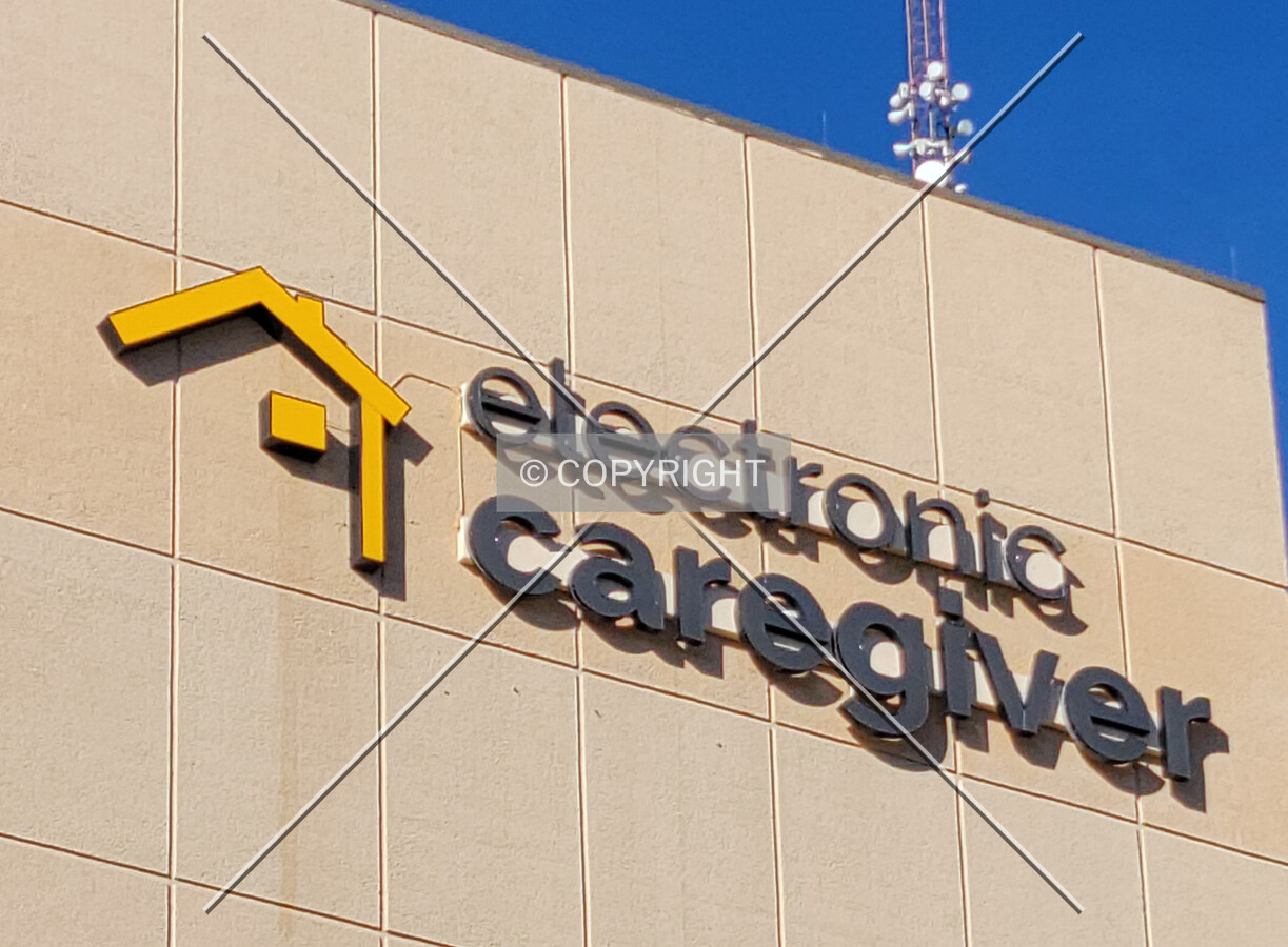 Signage on the south façade; November 15, 2021