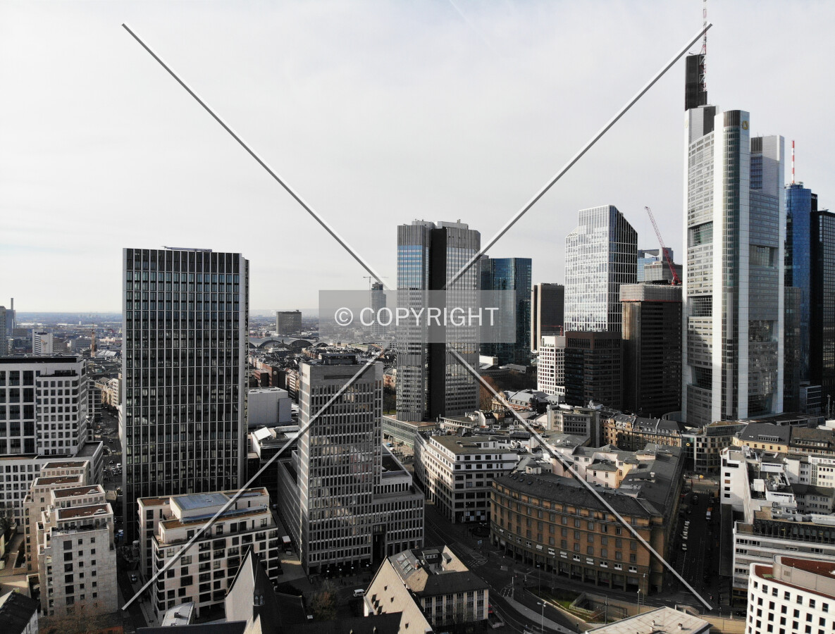 Frankfurt CBD Skyline in 2019