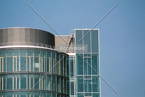 Detail of the tower's facade