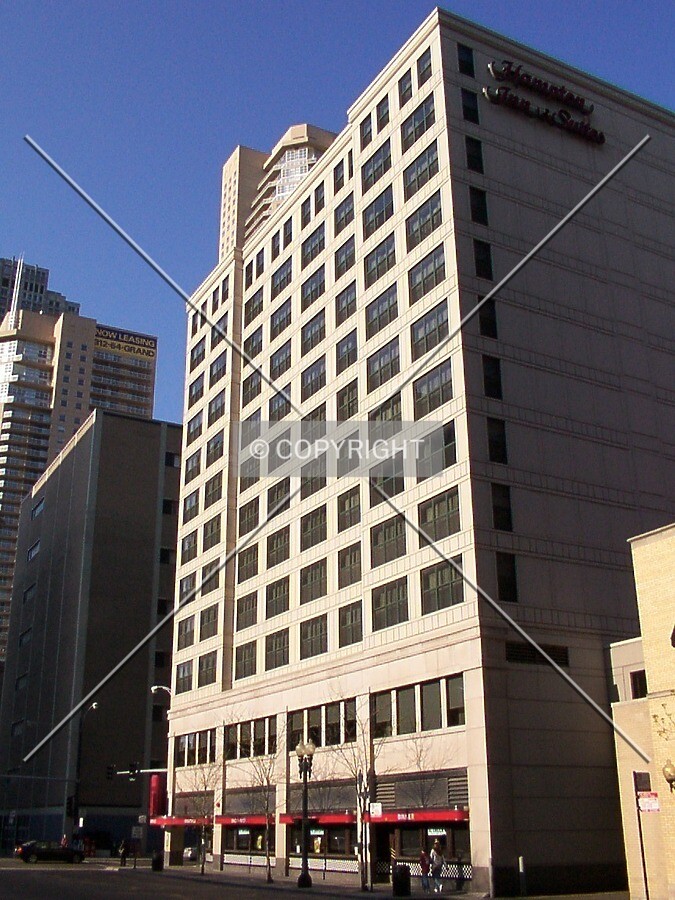West facade on Dearborn Street