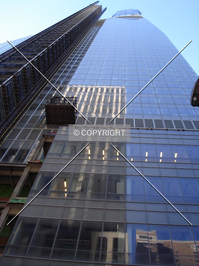 Looking up from 43rd Street