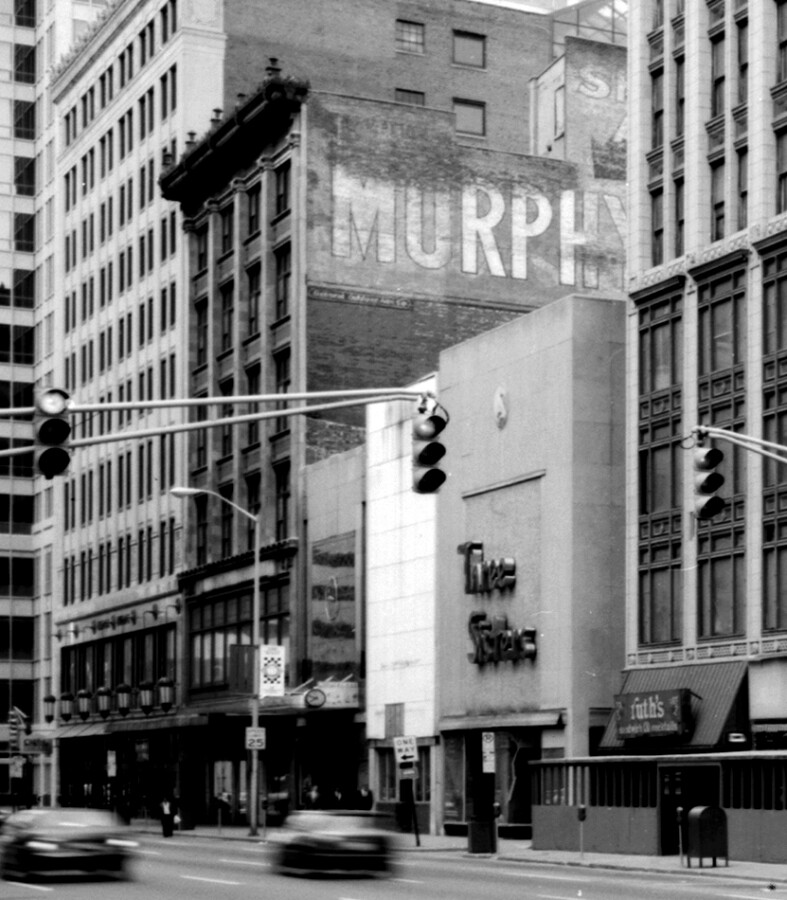 Vintage view from the southwest