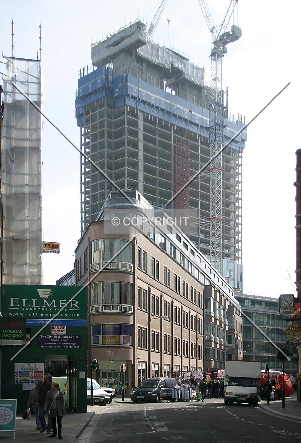 View east from Middlesex Street