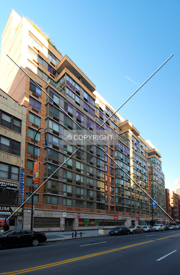 Viewed from the west along West 14th Street