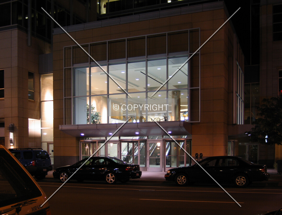 Jewelbox entrance glows from within