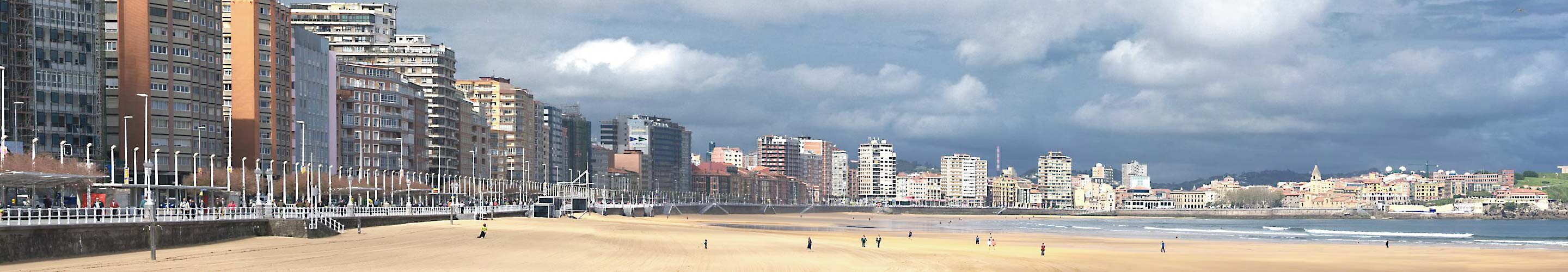 Panorama of Gijón