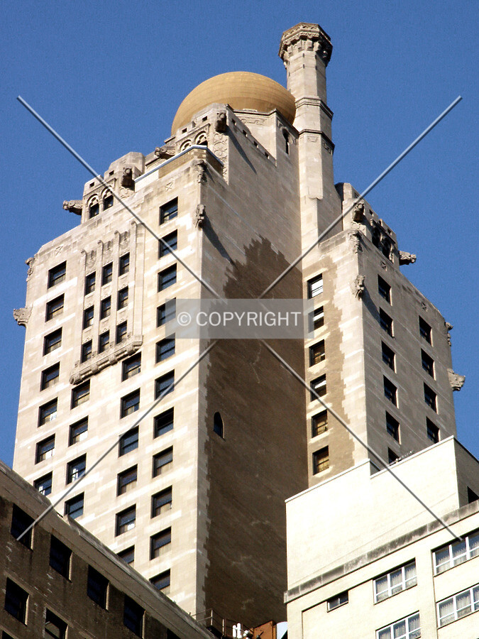 Top of the tower from the northeast