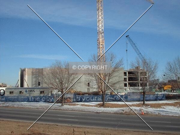 View to the west across the I-35W 5th Avenue exit