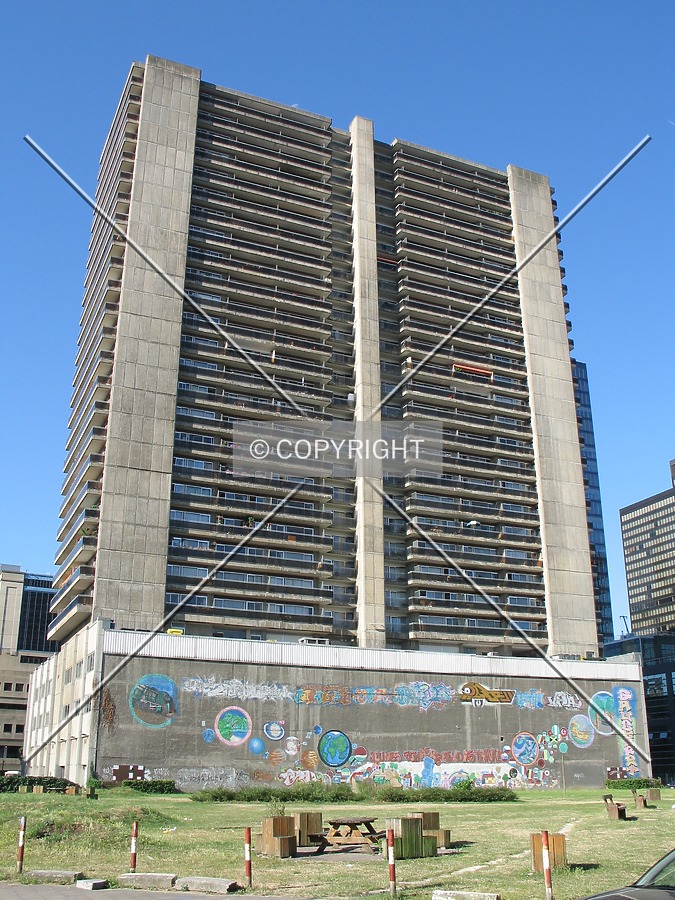 View from the northeast