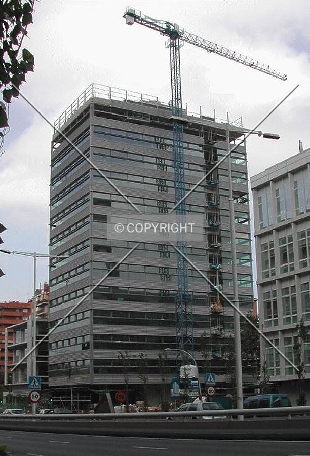 View of the building from the other side of the street