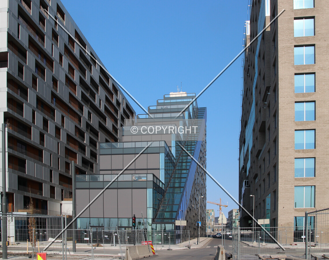 Full height view from Dronning Eufemias gata