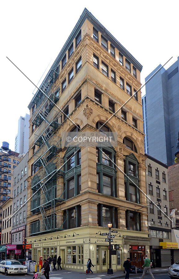 View from the north at Fulton and Nassau Street