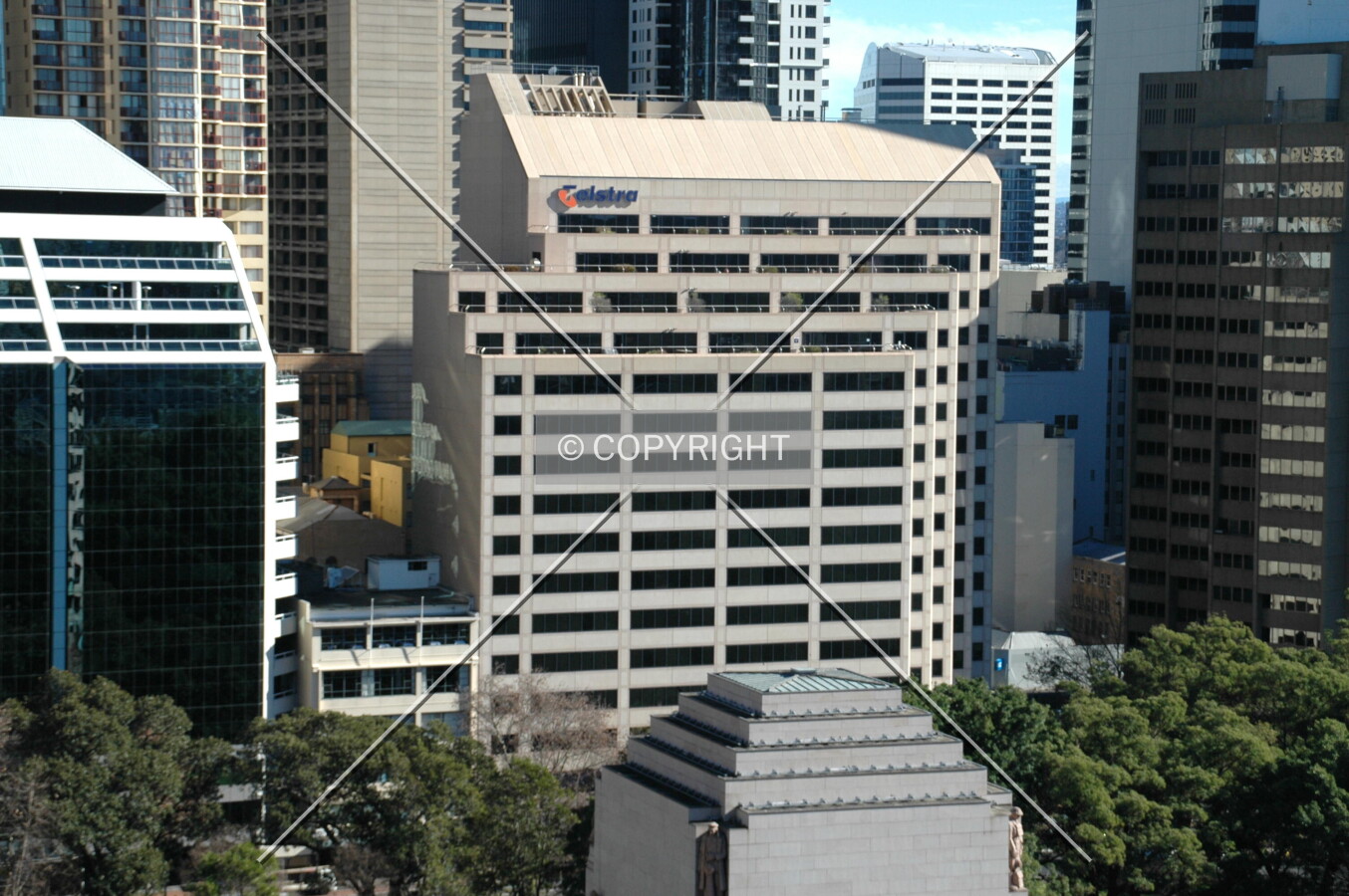 View from the east