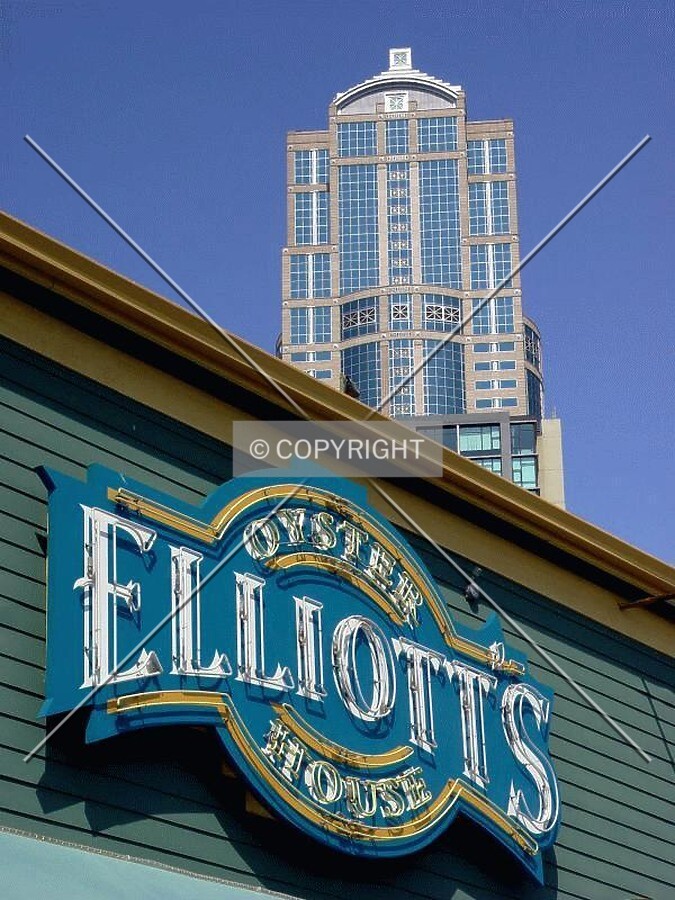 Towering above the oyster bar