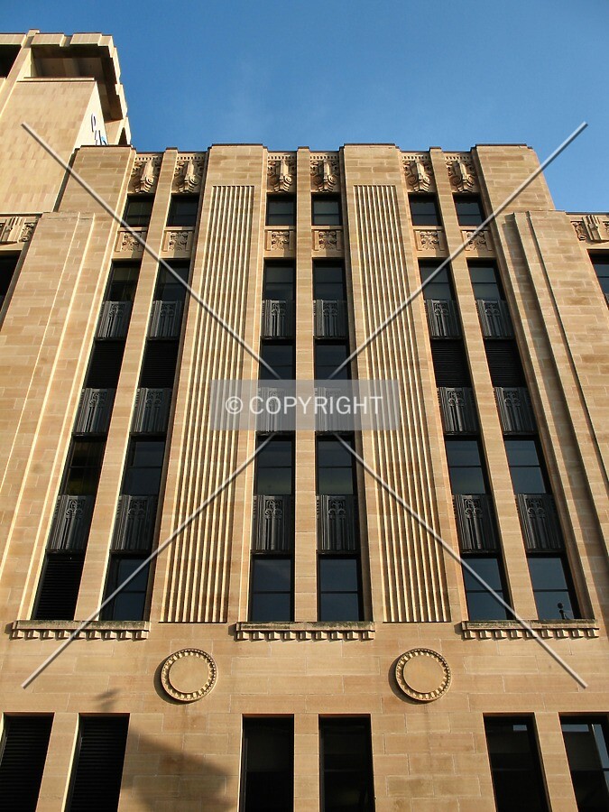 Looking up from West 4th Street