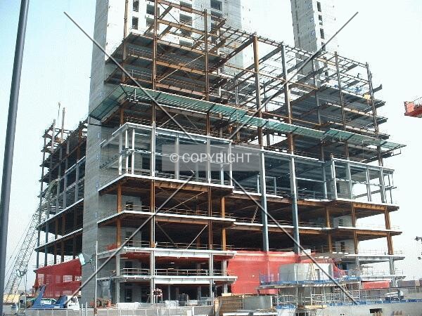 The lower floors are taking shape