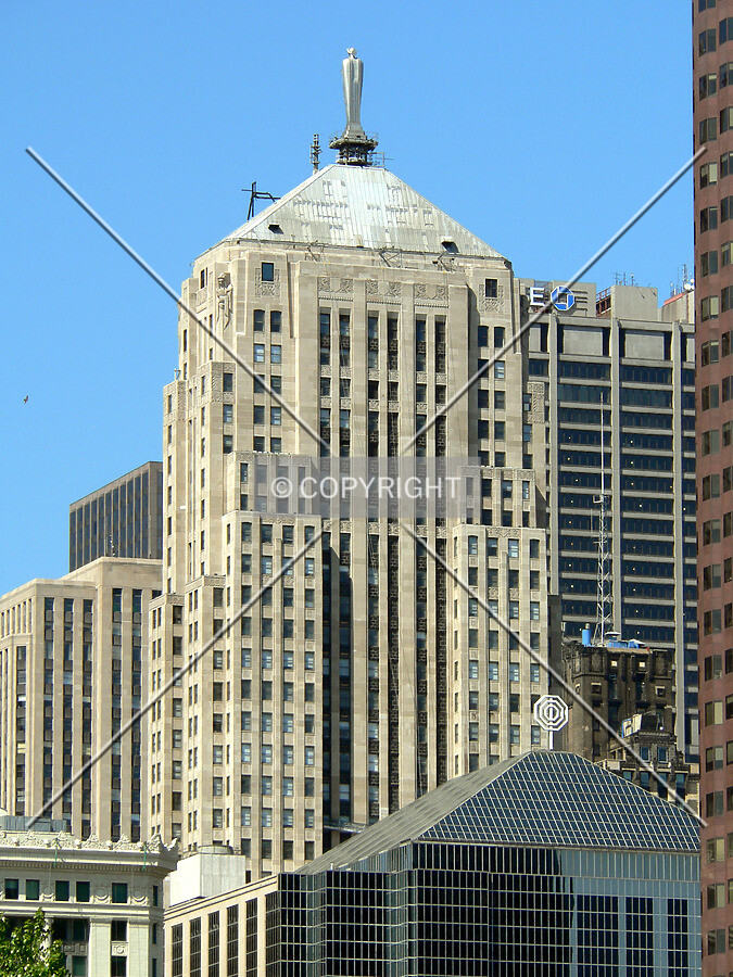 View to the northeast from the Chicago River