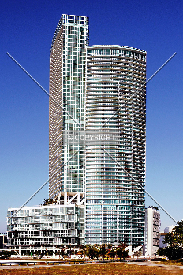 View from the northeast along Bicentennial Park