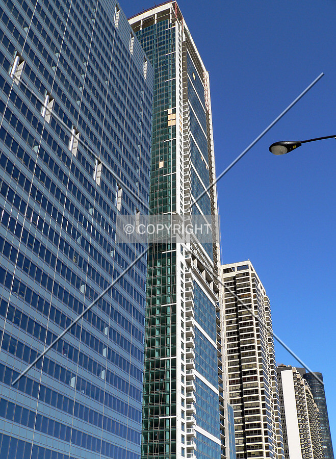 View from Randolph Street and Columbus Drive
