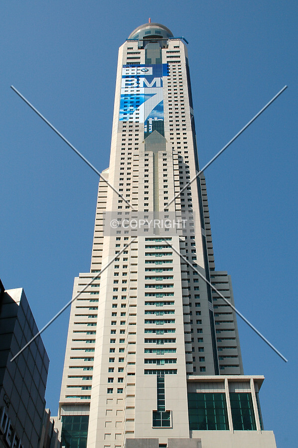 Looking up the south side