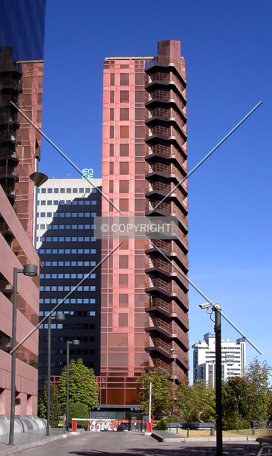 Western side of the tower