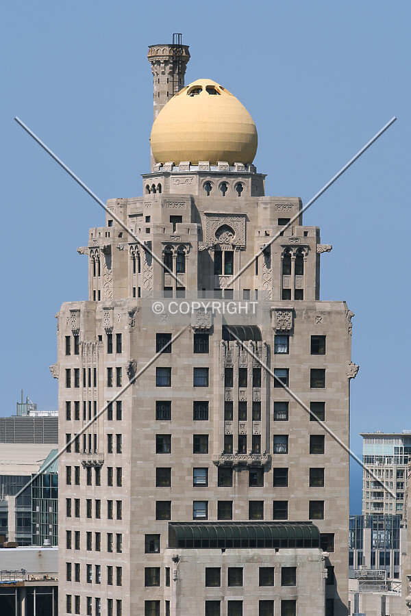 View of the top from Mather Tower