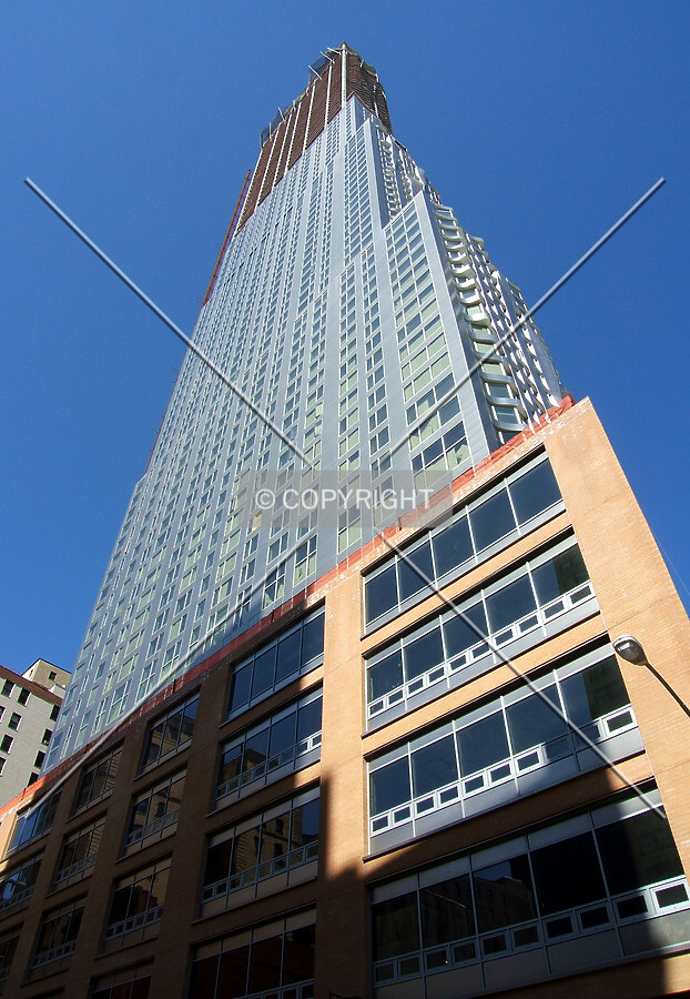 View from the southwest on Beekman Street