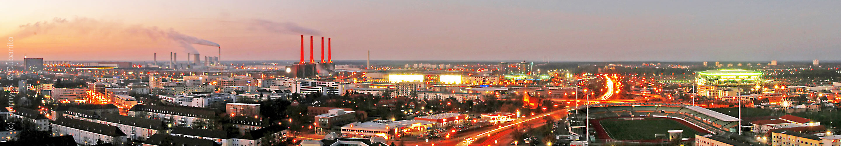 Panorama of Wolfsburg