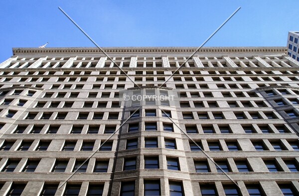 Looking up from Walnut Street