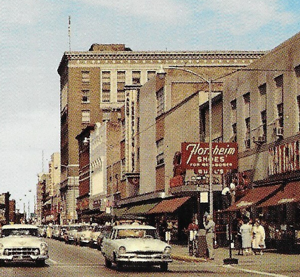 Vintage view from the southwest