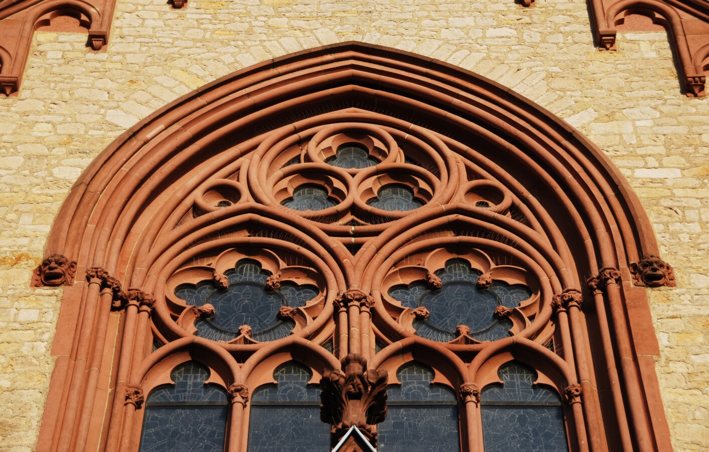 Window above the main entrance