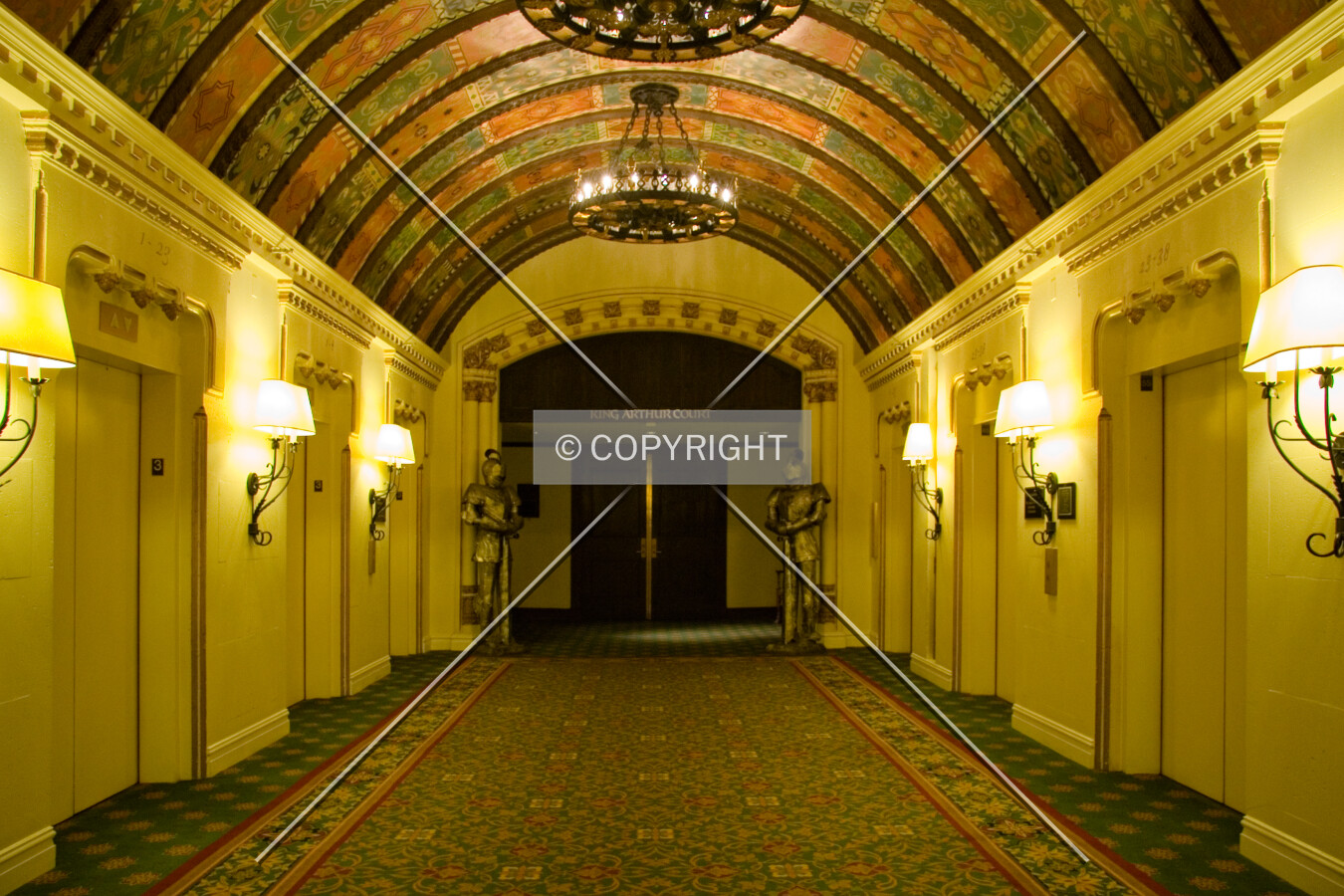 Corridor leading to King Arthur Court
