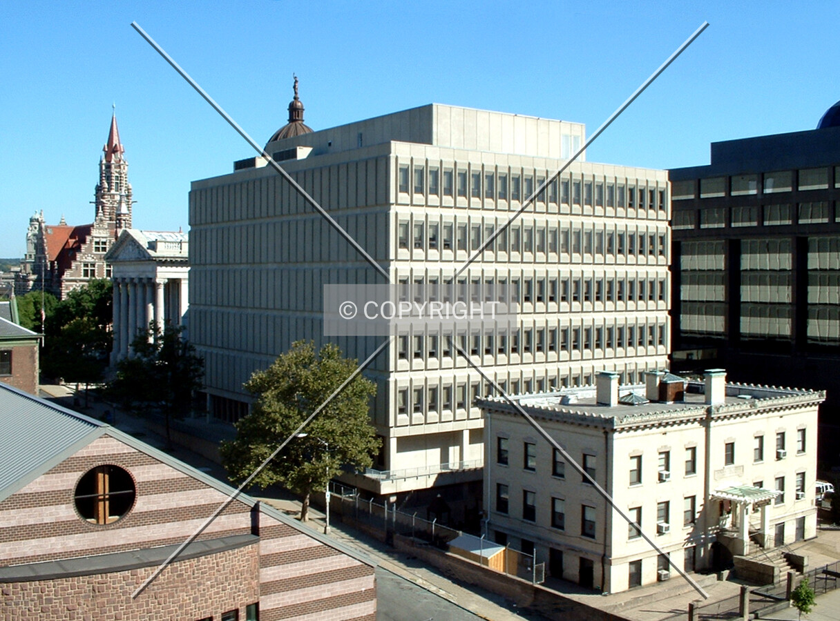 View from the southwest across Hamilton Street