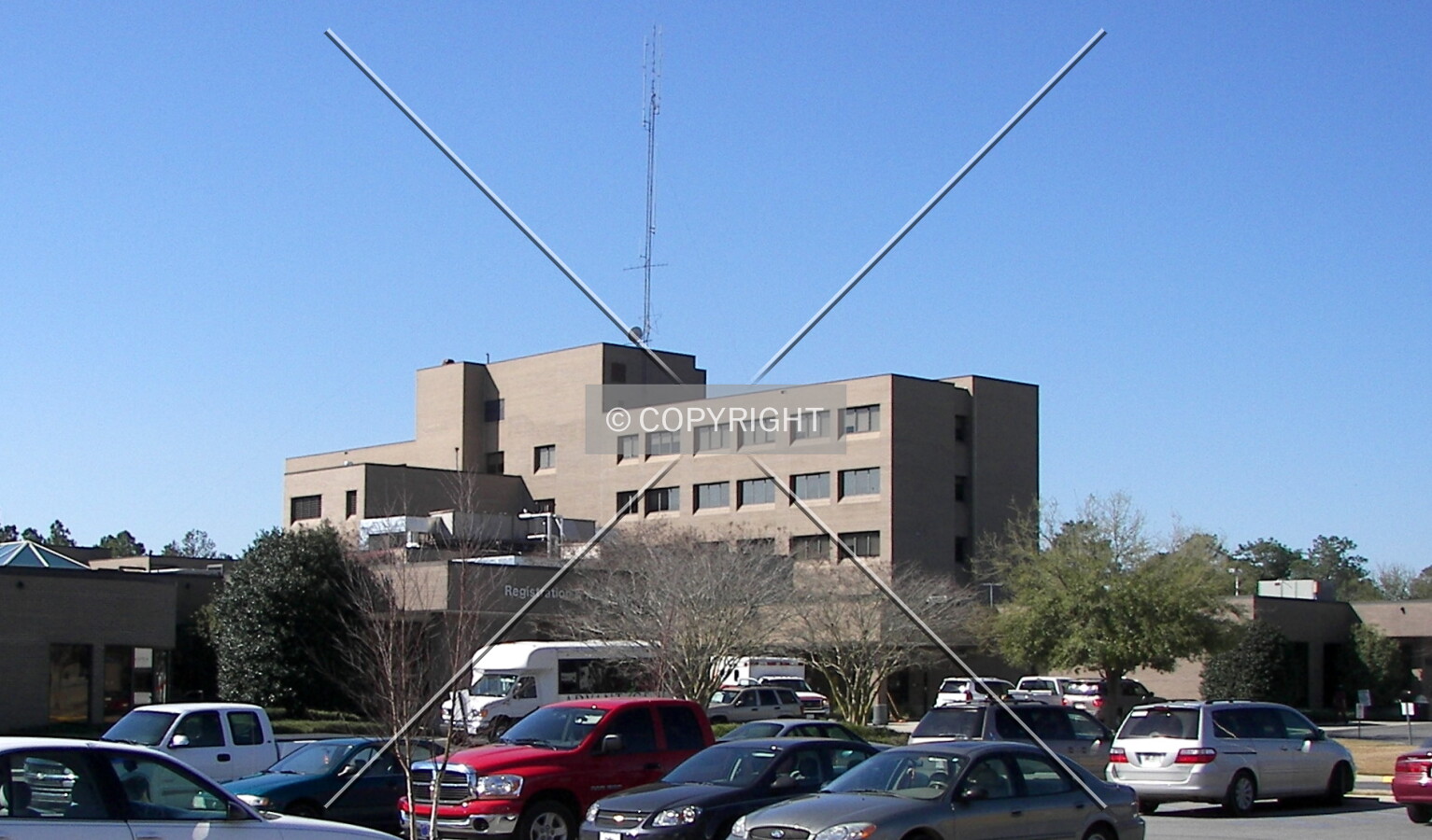 View from the northeast